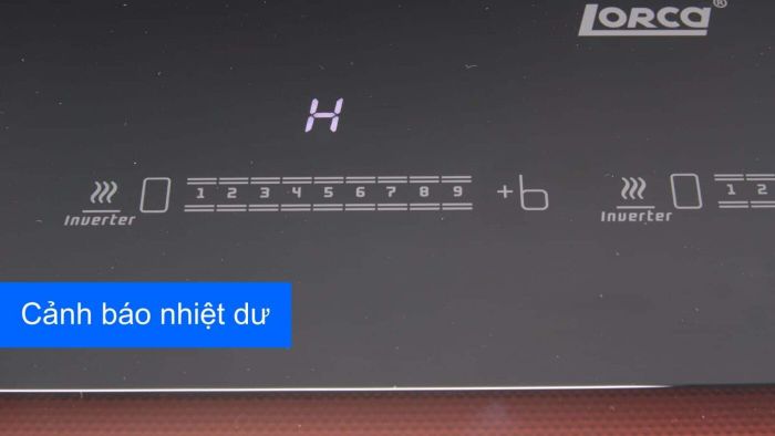 Tại sao bếp từ hiện chữ H?