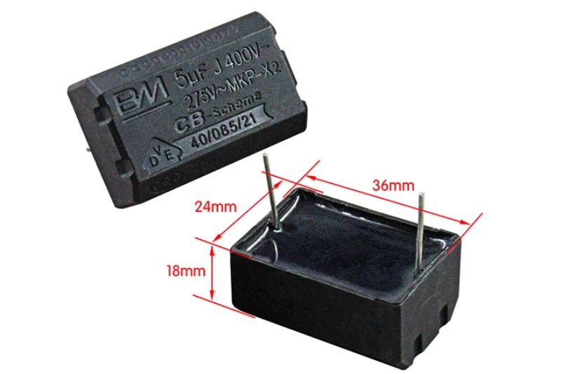 Tụ điện lọc nguồn 5uF hỏng