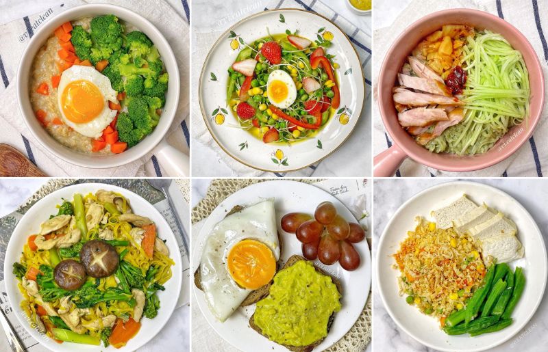 gợi ý thực đơn eat clean