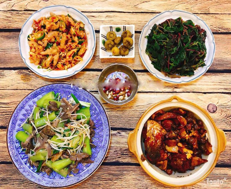 thực đơn bữa tối ngày 3
