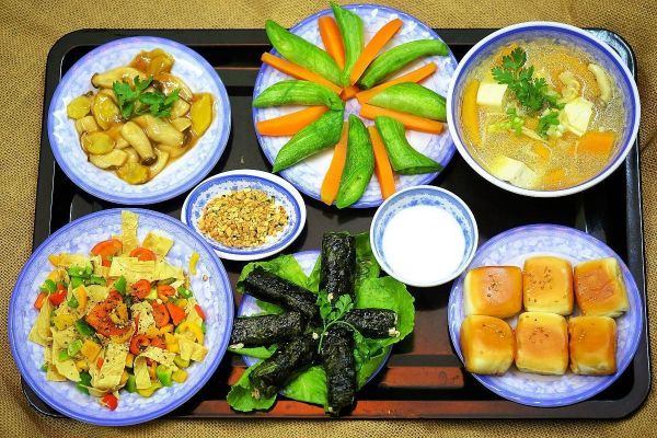Thực đơn cỗ giỗ miền Bắc chay
