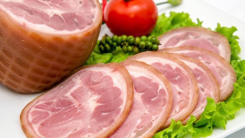 Chân giò hun khói thơm ngon, ngất ngây
