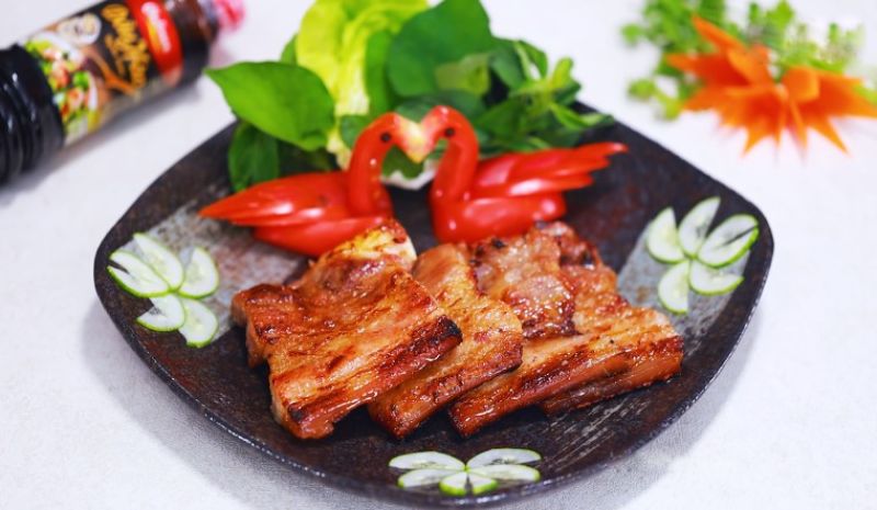 Thịt ba chỉ nướng BBQ